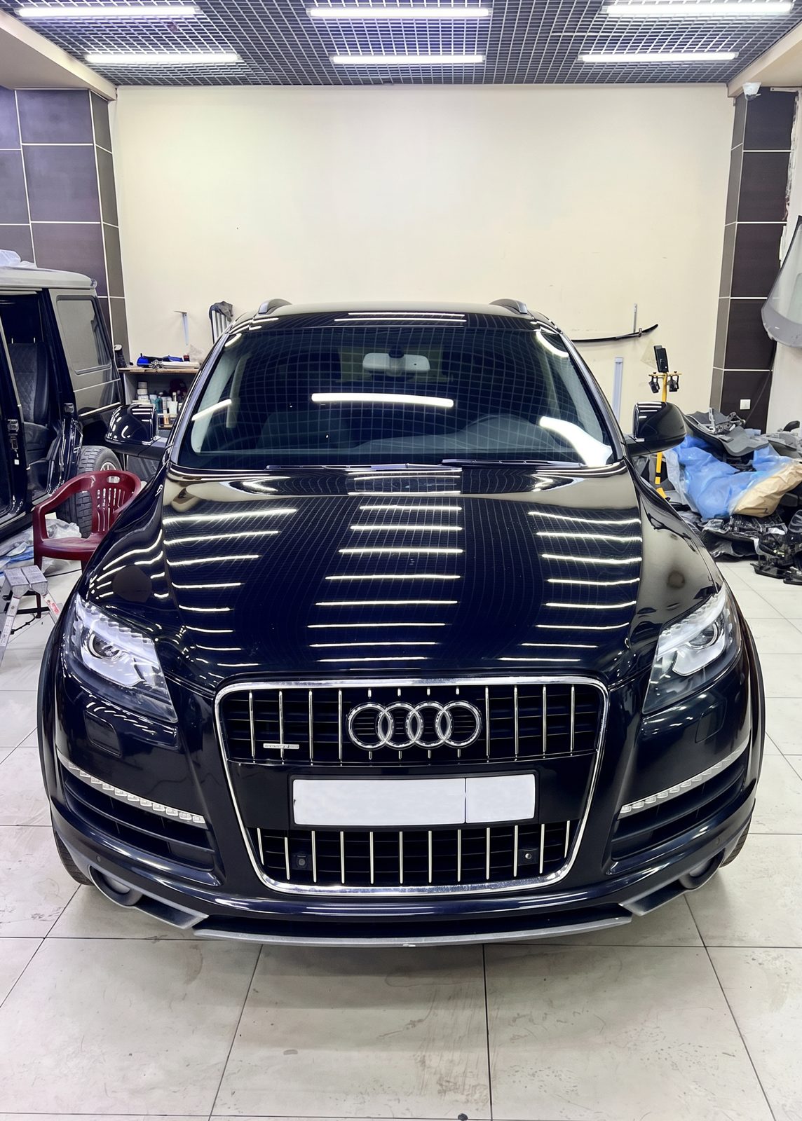 Покраска и ремонт AUDI Q7 — фотоотчёт