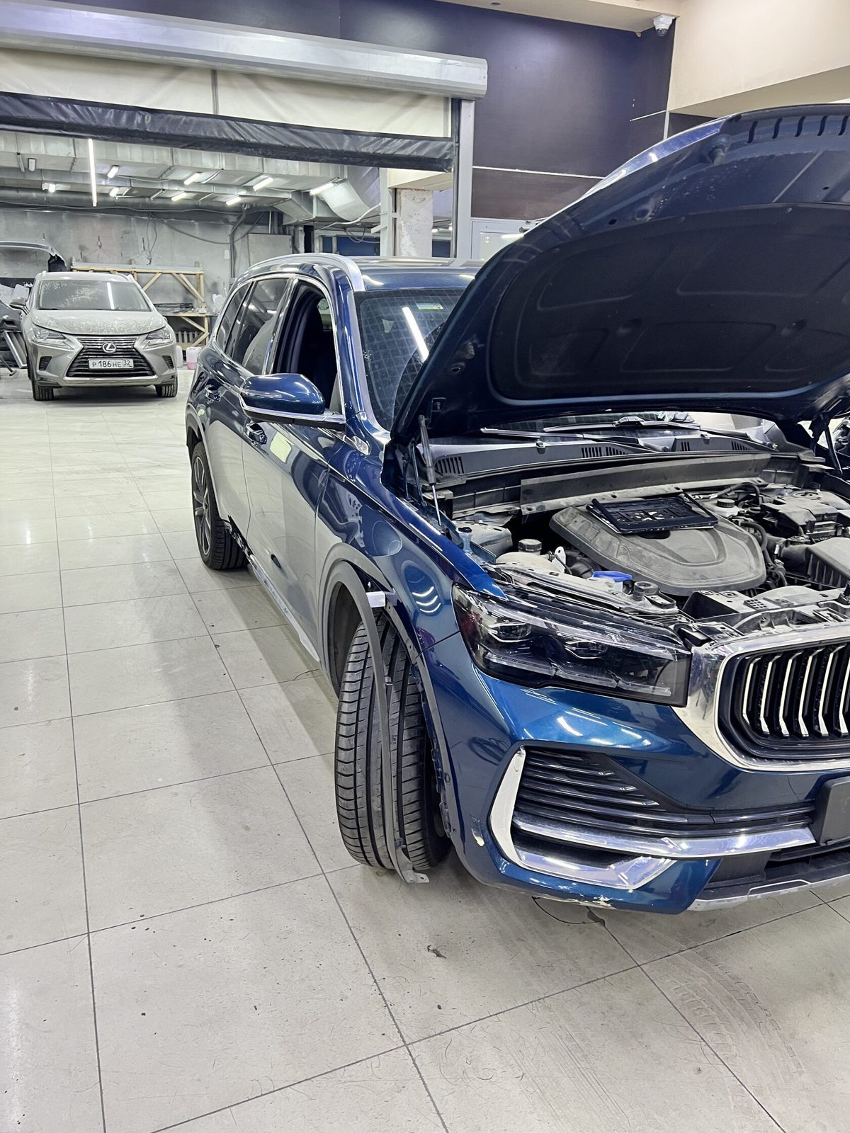 Процесс — работа мастера — pokraska_pdr_geely