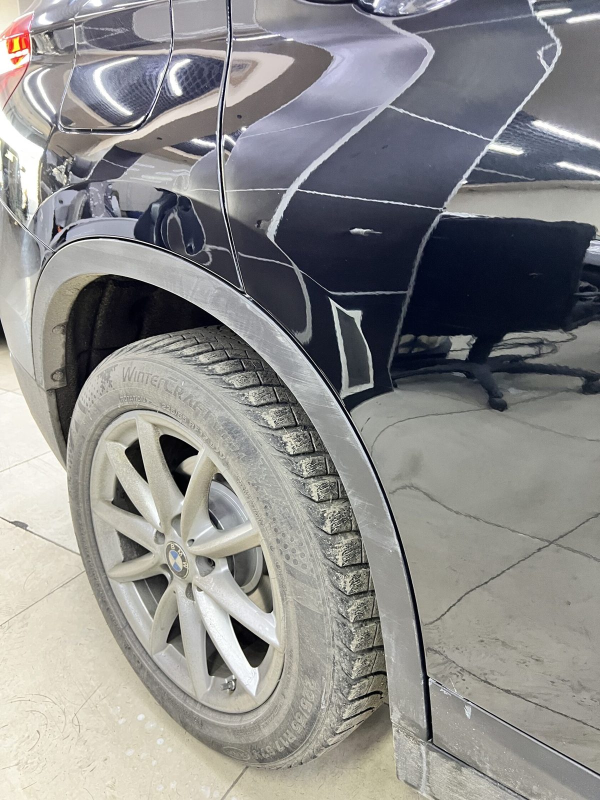Полировка притёртости BMW X1 — фотоотчёт
