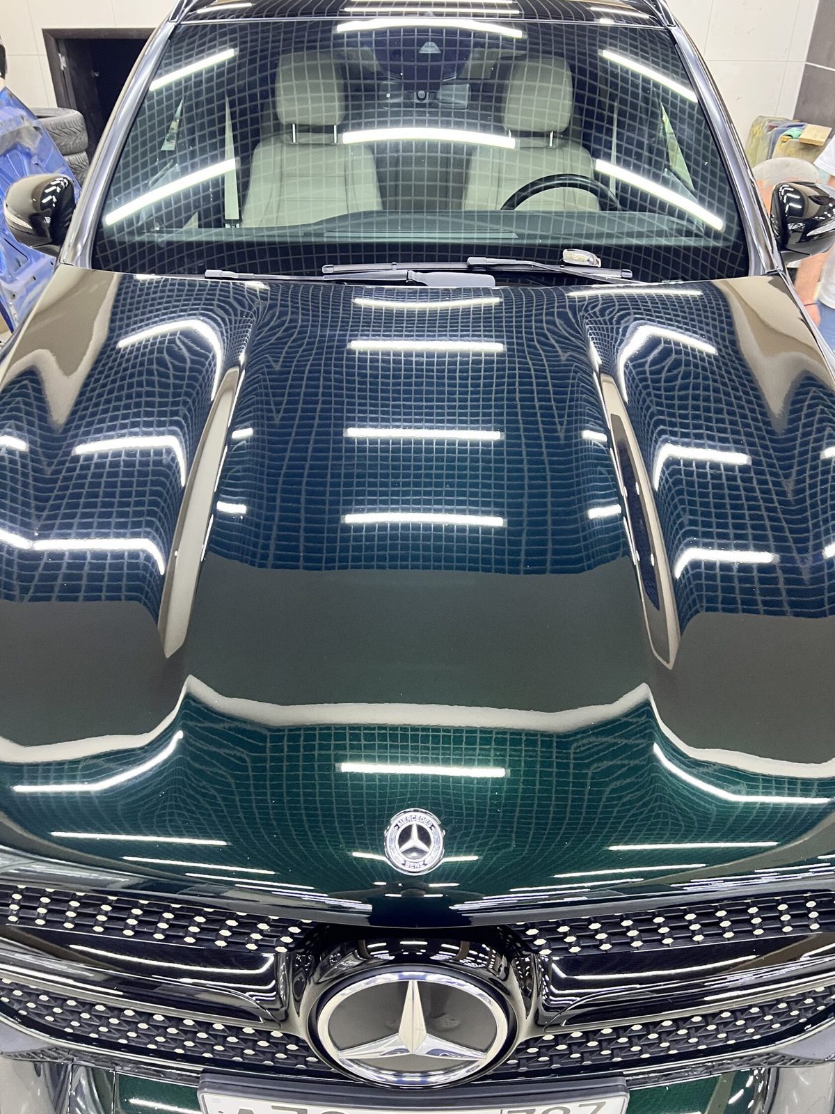 Процесс — работа мастера — ppf-mercedes-gle