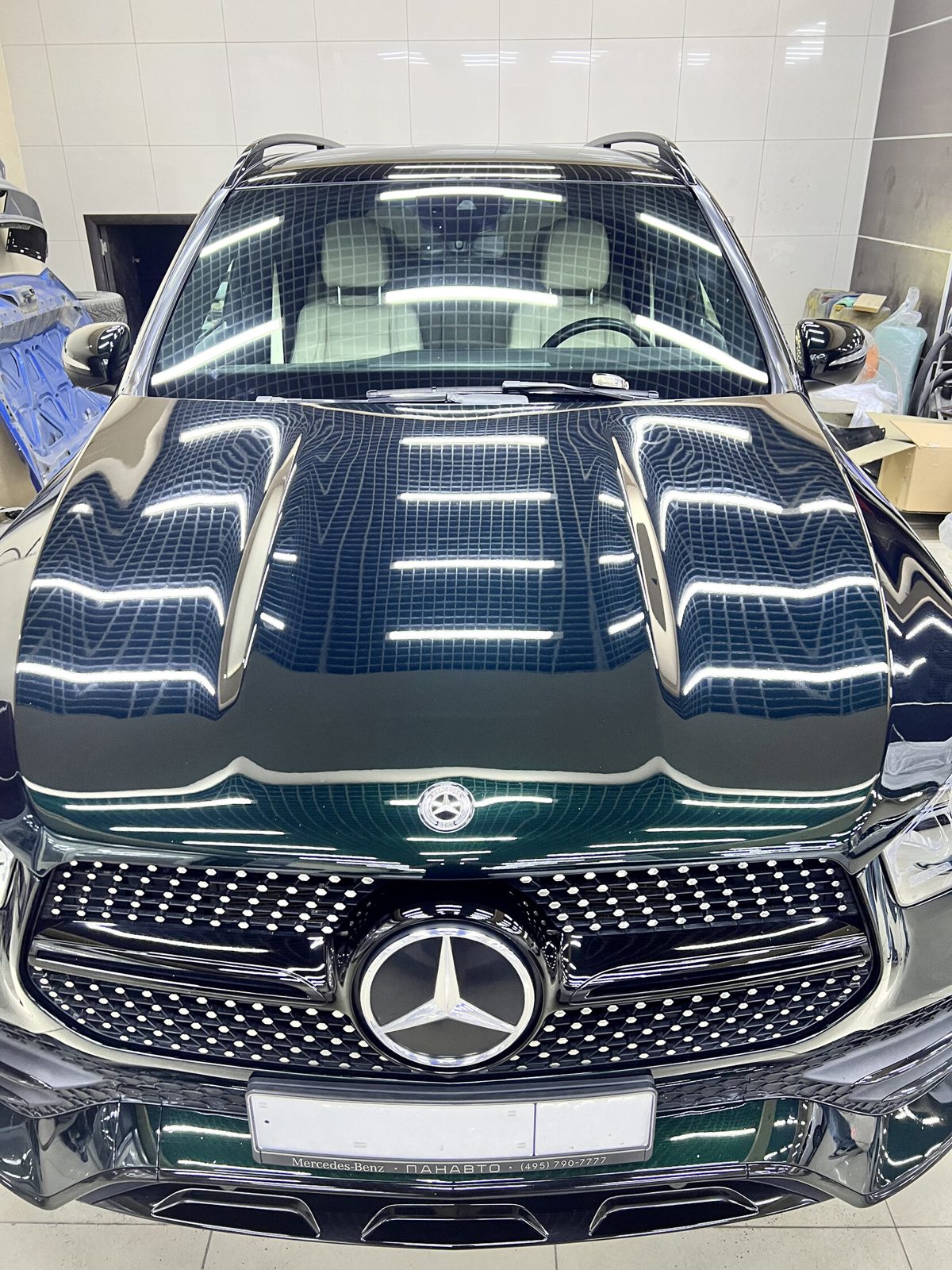 Процесс — работа мастера — ppf-mercedes-gle
